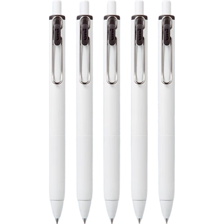 uni 三菱铅笔 UMN-S-05 小浓芯按动中性笔 黑色 0.5mm 5支装