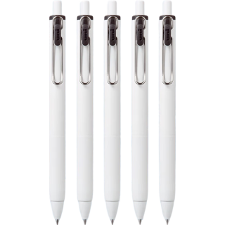 uni 三菱铅笔 UMN-S-05 小浓芯按动中性笔 黑色 0.5mm 5支装