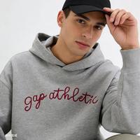 Gap 男女装2026春季款logo刺绣毛圈套头连帽卫衣休闲上衣854715
