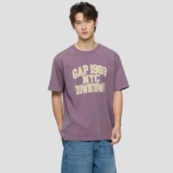 Gap 男女装2026春季款logo字母印花宽松短袖T恤休闲上衣883712