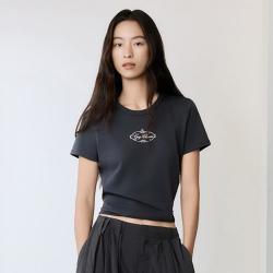 Gap 女装2026夏季款纯棉logo印花宽松短袖T恤时尚上衣892642