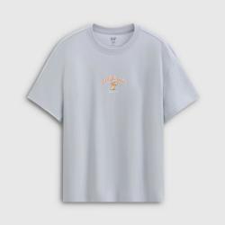 Gap 女装2026夏季款纯棉logo宽松圆领短袖T恤休闲上衣892577