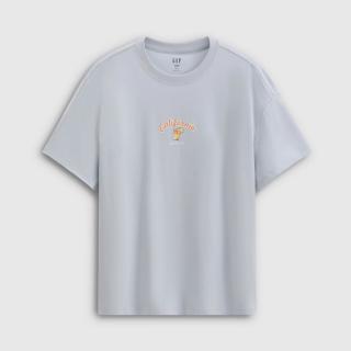 Gap 女装2026夏季款纯棉logo宽松圆领短袖T恤休闲上衣892577