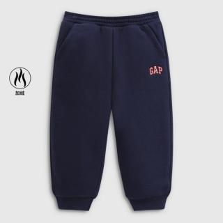 Gap 男幼童春季款刺绣logo仿羊羔绒卫裤儿童装针织裤831754