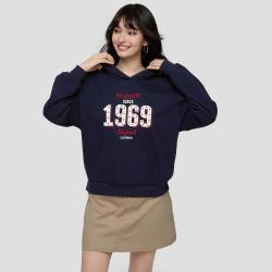 Gap 女装2026春季款logo刺绣胶印组合宽松连帽卫衣上衣859245