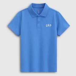 Gap 男童2026春季款logo胶印短袖POLO衫儿童装861975
