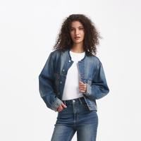 Gap 纯棉水洗做旧 女士牛仔外套
