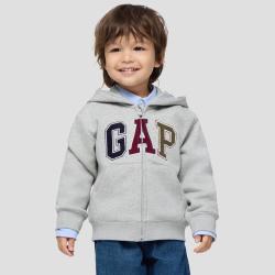 Gap 男女童春logo贴布绣连帽衫804634拜年服