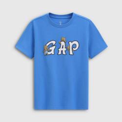 Gap 男女童2026春季款小熊印花logo短袖T恤儿童装上衣861973