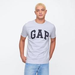 Gap 男女装夏季款纯棉印花logo圆领修身短袖T恤美版856659