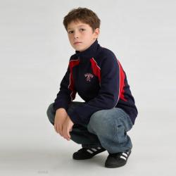 Gap 男童2026春季款logo贴布绣宽松立领卫衣儿童装上衣860926
