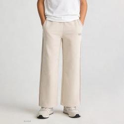 Gap 男童2026春季款logo字母松紧腰阔腿卫裤儿童装针织裤861594