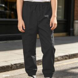 Gap 男童2026春季款工装口袋松紧腰束脚裤儿童装长裤美版887681
