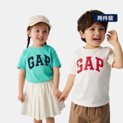 Gap 男女童春季款纯棉短袖T恤两件装687268