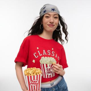 Gap 男女装2026夏季款纯棉logo印花宽松短袖T恤休闲上衣868209