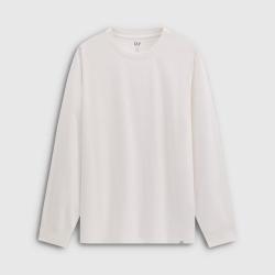 Gap 男女装2026春季款简约百搭圆领休闲长袖T恤时尚上衣854275