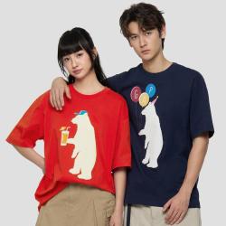 Gap 男女装2026夏季款创意logo印花纯棉宽松短袖T恤上衣866357