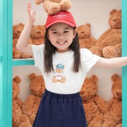 Gap 女幼童小童2026夏季款纯棉布莱纳熊T恤儿童装美版000897655
