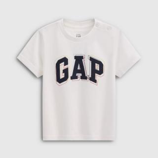 Gap 男幼童2026春季款纯棉logo印花圆领短袖T恤上衣儿童装893464