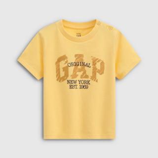 Gap 男幼童2026春季款纯棉字母logo印花短袖T恤儿童装上衣893462