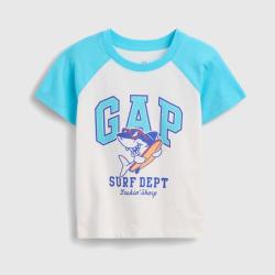 Gap 男幼童小童2026夏季款纯棉logo短袖T恤儿童装美版000900332
