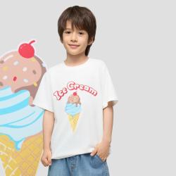 Gap 男童大童2026夏季款趣味胶印宽松短袖T恤上衣儿童装893612