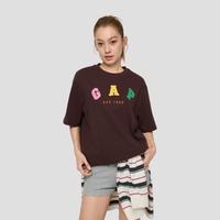 限尺码：Gap 女装夏季彩色刺绣logo短袖T恤纯棉简约百搭上衣613288