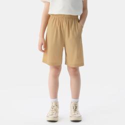 Gap 男童夏季款logo轻薄梭织短裤儿童装基础款休闲裤761441