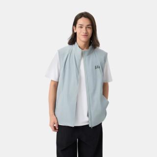 Gap 男装春夏季款logo立领背心轻薄宽松可叠穿马甲730804