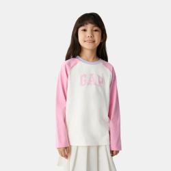 Gap 男女童春款防蚁纯棉长袖T恤687263拜年服
