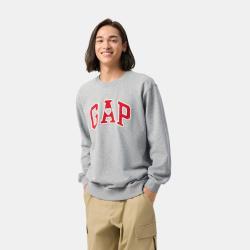 Gap 男女装春款法式圈织爱心刺绣logo卫衣休闲上衣721023