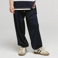 Gap 男童大童2026夏季款logo网眼束口长裤893387