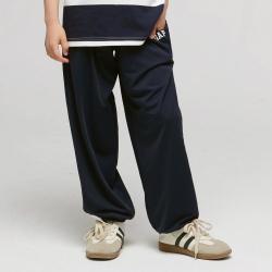 Gap 男童大童2026夏季款logo网眼束口长裤893387