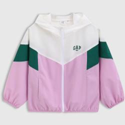 Gap 女童春季款撞色连帽外套675815