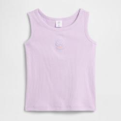 Gap 女幼童小童2026夏季款可爱刺绣针织背心儿童装美版897782