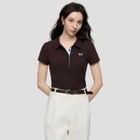 Gap 女装2026春夏季款刺绣logo修身短袖Polo衫766123
