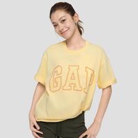 Gap 男女装2026春季款纯棉logo字母宽松短袖T恤休闲上衣854736