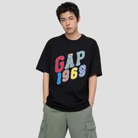 Gap 男女装2026春季款logo印花宽松圆领短袖T恤休闲上衣868289