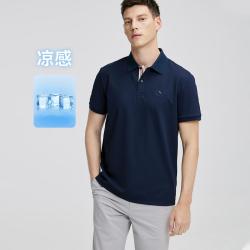 navigare 意大利小帆船春夏净色男士运动短袖POLO衫