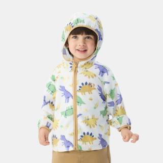 Gap 男幼童夏季款logo梭织立领连帽外套儿童装766445