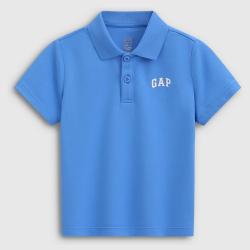 Gap 男幼童2026春季款logo胶印短袖POLO衫儿童装893466