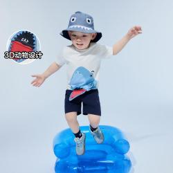 Gap 男幼童小童2026夏季款纯棉3D图案圆领短袖T恤儿童装893663