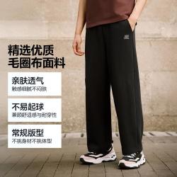 斯凯奇 宽松直筒 男士休闲裤