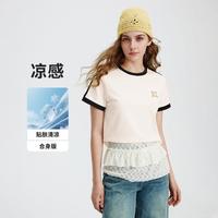 navigare 小帆船26春夏新款凉感女士短袖高弹圆领T恤