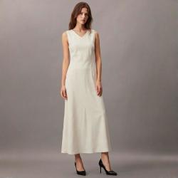 Massimo Dutti 女士时尚潮流百搭无袖休闲连衣裙