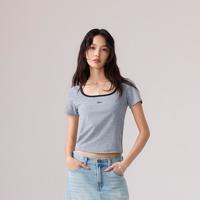 Levi's 商场同款Levi's李维斯冰酷系列26年春夏新款女士休闲修身T恤0019T