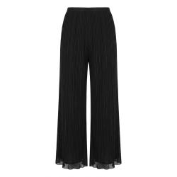 Massimo Dutti 女式时尚潮流设计感压褶纯色简约百搭宽松休闲阔腿裤