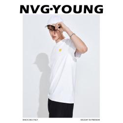 navigare 意大利小帆船YOUNG系列 男女同款春夏宽松提花短袖t恤
