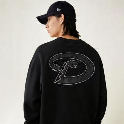 NEW ERA MLB经典纯色基础潮流百搭圆领长袖卫衣男女同款情侣款