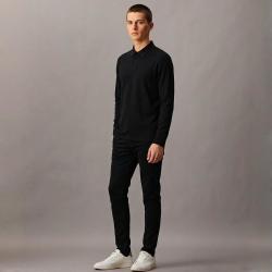 Massimo Dutti 男士极简通勤百搭翻领棉质Polo衫